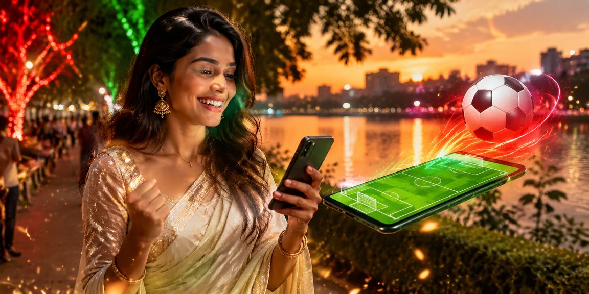 ঢাকায় ফুটবল বেটিং শাড়ি পোশাকে